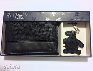Original Penguin fekete férfi pénztárca díszdobozban, pingvines kulcstartóval - ÚJ! << lejárt 2875955 37 fotója