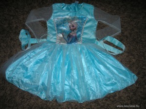 Álomszép alkalmi Frozen hercegnő Jégvarázs tüllös ruha 122-128 << lejárt 7159716 9 fotója