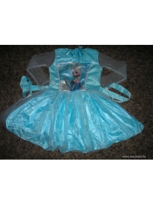 Álomszép alkalmi Frozen hercegnő Jégvarázs tüllös ruha 122-128 << lejárt 791293