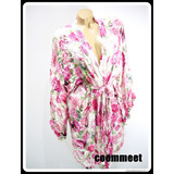 F&F pink virágos, könnyű, kimono köntös ~ÚJ~ (42) << lejárt 767632