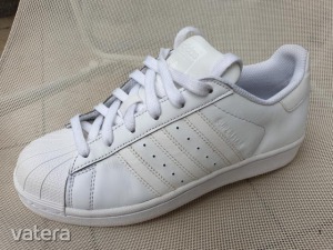 Adidas Superstar szuper fehér bőr cipő Újszerű << lejárt 2471316 23 fotója