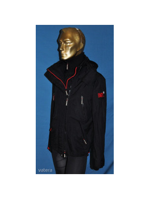 Superdry divatos bélelt férfi kapucnis vízálló dzseki M << lejárt 220636