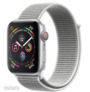 Apple óra 4 széria + cellular a képen látható Ezüst színben Bontatlan 1 év gyártói gar << lejárt 6246152 56 fotója