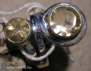 925 ezüst gyűrű citrinekkel 17,9/56,2 mm << lejárt 331387 83 fotója