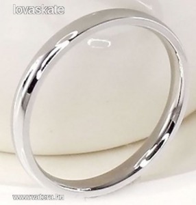 ESKÜVŐ - 4mm-es Fényes acél karikagyűrű ezüst színű 3&euro; << lejárt 573066 41 fotója