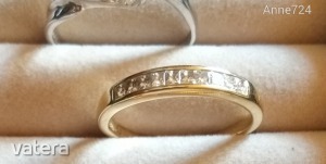 Gyémánt köves alliance arany gyűrű eladó << lejárt 1779465 9 fotója