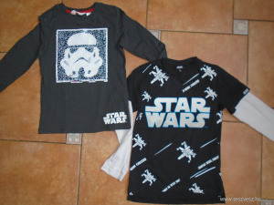 128-134-es,Star wars-os,eredeti,hibátlan kisfiú pólók << lejárt 8305722 23 fotója