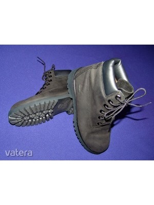 Timberland Big Kids Premium Waterproof Boots Black vízálló bőr gyerek bakancs, cipő 37-es, 23cm << lejárt 534468