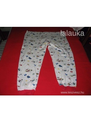 Macis, számos, fehér színű pizsama alsó, kb. 128-s << lejárt 368613