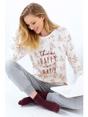 Be Happy női pizsama, melange