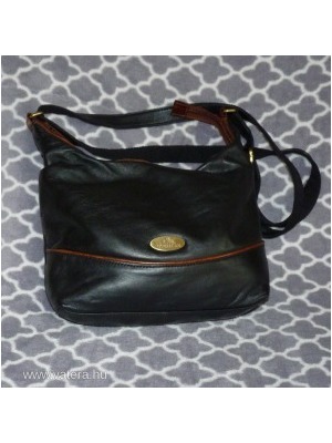 Fekete Rowallan bőr táska,újszerű, szép --nmá.1 Ft << lejárt 48796