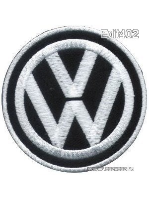 ruhára vasalható folt rávasaló felvarró logo logó VW Volkswagen 70mm << lejárt 350143