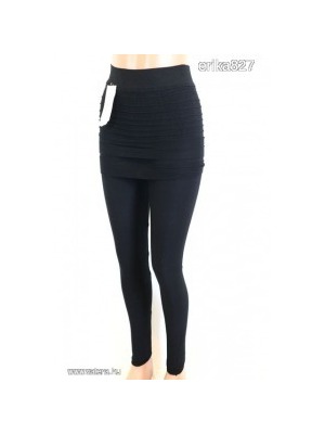 Fekete szoknyás leggings M/L új!címkés << lejárt 158592