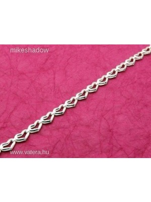 Női ezüst lánc, szív, szíves nyaklánc, 50 cm << lejárt 979388