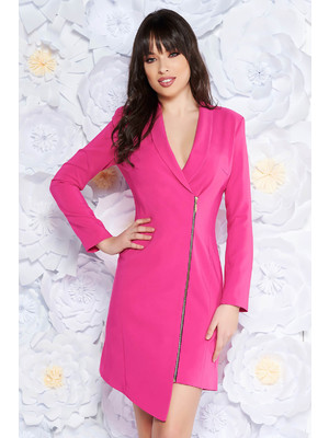 Pink LaDonna elegáns zakó tipusú ruha rugalmatlan szövet belső béléssel hosszú ujjak << lejárt 421262