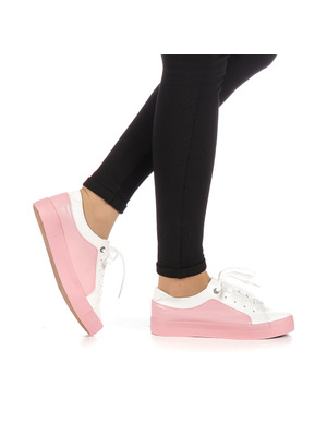 Olanis fehér és rózsaszínű női sportcipő << lejárt 46239