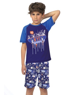 NYC fiú pizsama