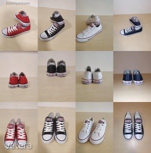 Férfi- női tornacipő, Converse/ 36-46 méret / ÚJ! - mérettáblázat / piros/fekete/fehér << lejárt 9992280 66 fotója