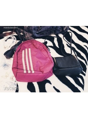 7db-os női táska csomag.Geiger bőrtáska és a Lila lakktáska új! Eredeti Adidas oldaltáska! Tchibo.. << lejárt 399579