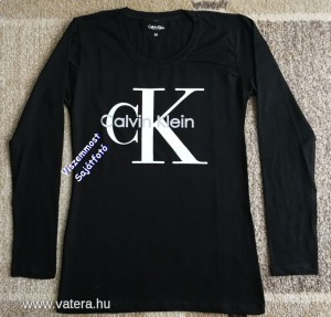 Fekete CK Calvin Klein NŐI Hosszú ujjú póló AKCIÓ! << lejárt 154448 55 fotója