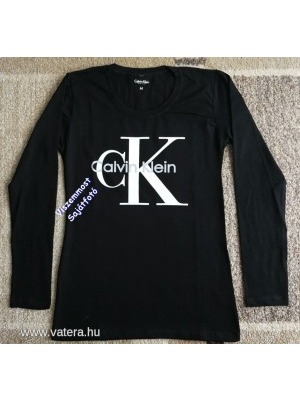 Fekete CK Calvin Klein NŐI Hosszú ujjú póló AKCIÓ! << lejárt 99058