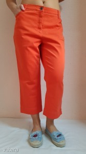 BRAX narancssárga modern stílusú extra trendi kényelmes XL - 42 nyári 3/4-es NADRÁG a2 << lejárt 5339152 41 fotója