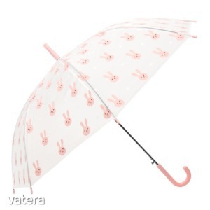 CLEEF.JZCUM0001P Gyerek esernyő 90x55cm, átlátszó-rózsaszín nyuszis << lejárt 2090417 18 fotója