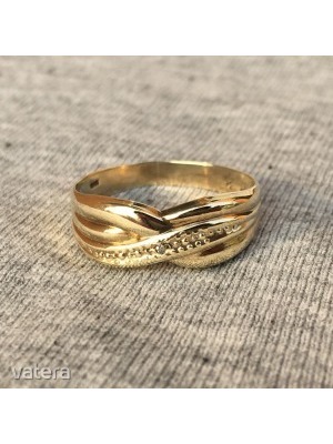Női arany gyűrű gyémánt << lejárt 759150