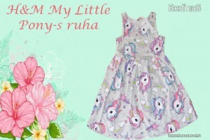 H&M új, címkés My Little Pony mintás ruha 98-104-es méretben (3-4 év) << lejárt 5664252 86 fotója