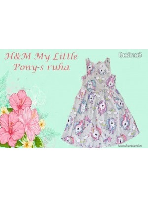 H&M új, címkés My Little Pony mintás ruha 98-104-es méretben (3-4 év) << lejárt 787893
