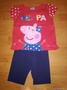 110-es 4-5évesnek Peppa póló és hozzáillő leggings << lejárt 8103506 14 fotója