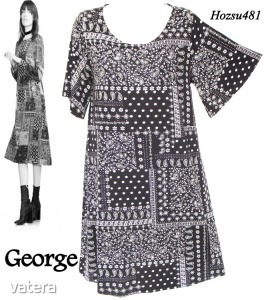 GEORGE patchwork mintás ruha 44-es 1Ft! << lejárt 5627181 48 fotója