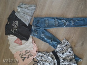 Zara Retro H&M ruhacsomag 10 éves körüli lánykának pólók, nyári ruha, nadrág << lejárt 6457751 84 fotója