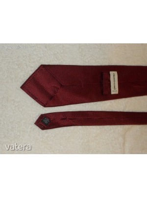 Eredeti ÚJ - PRONTO UOMO -100% selyem nyakkendő - Bordó/Vörös - eredeti ár: ~ 12.000 Ft << lejárt 526204