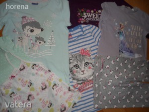 Csajos tavaszi lány felső csomag 4-6 év 7 db H&M, Lupilu,Disney, Hello Kitty << lejárt 4534426 84 fotója