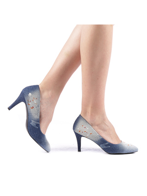 Jeanyna világos kék női cipő << lejárt 424333