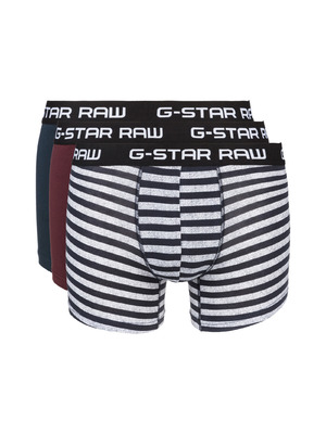 G-Star RAW 3 db-os Boxeralsó szett Kék Piros Szürke << lejárt 106867