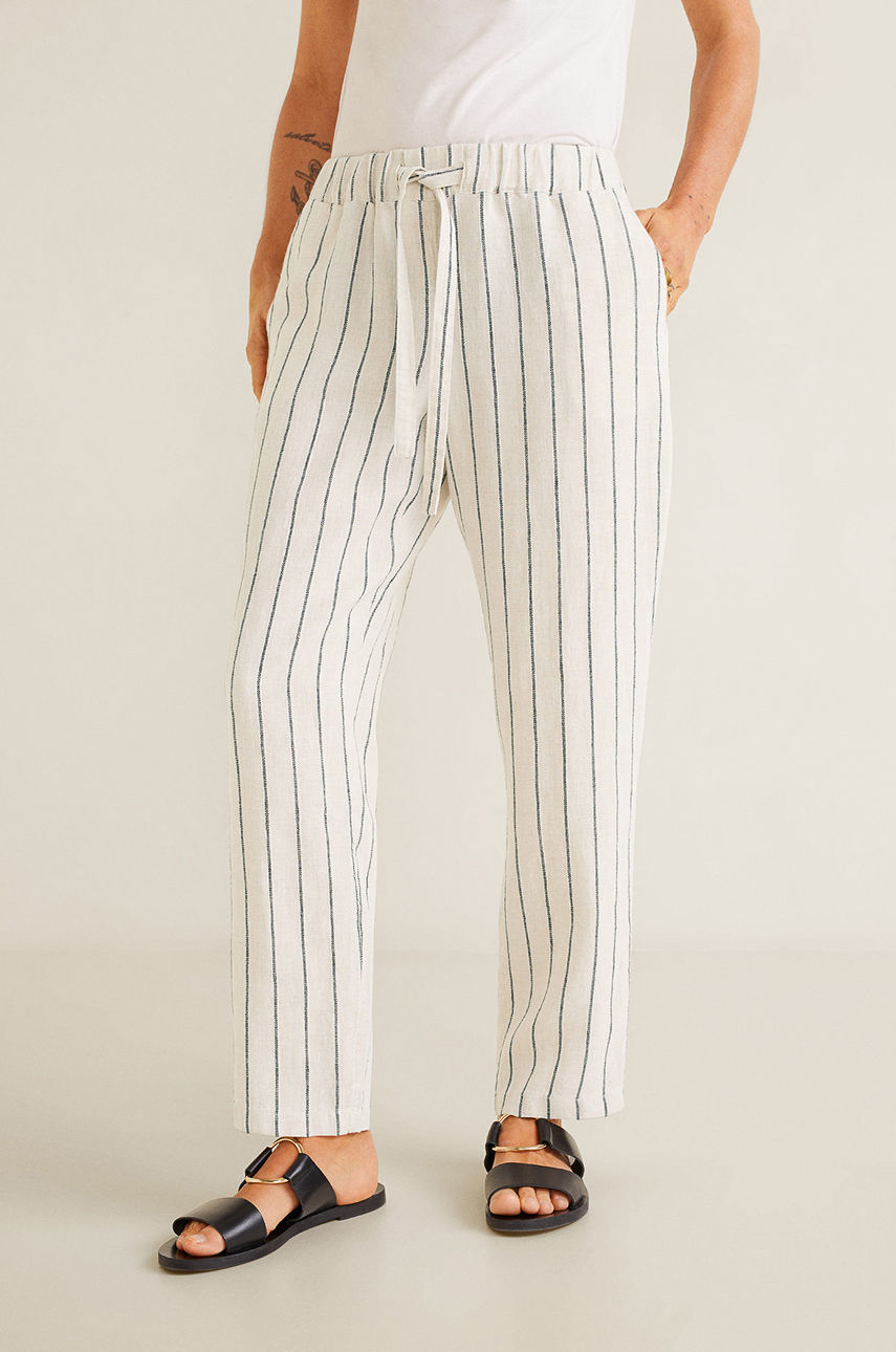 Mango - Nadrág Linen fotója