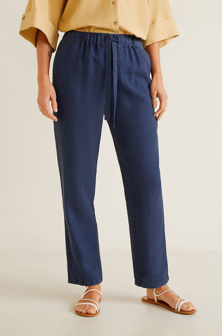 Mango - Nadrág Linen fotója