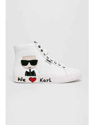 Karl Lagerfeld - Cipő Skool Karl Ikonic Hi Lace