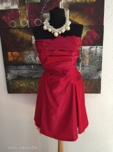 Belle by Oasis angol különleges szabású piros ruha / coctail ruha 38 új << lejárt 1329909 79 fotója