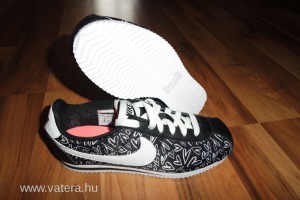 EREDETI Nike CORTEZ NYLON PRINT "szívecskés" fekete divatos női sport cipő utcai 38 (2 << lejárt 4481688 36 fotója