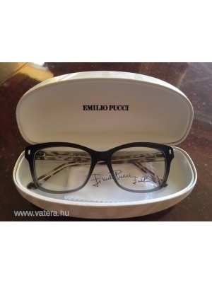 Emilio Pucci Ultramarinkék & átlátszó olasz szemüveg új << lejárt 580036