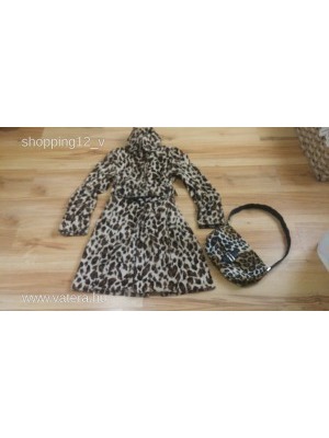 KAREN MILLEN leopárd mintás luxus karcsúsított női kabát 36-os << lejárt 101466