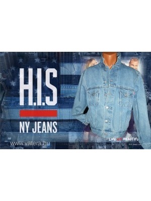 His Jeans- középkék farmerdzseki M << lejárt 3061