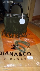 Diana&Co Firenze olivazöld kézi - válltáska ÚJ** << lejárt 3872077 14 fotója
