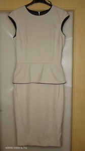 ZARA bézs karcsúsító peplumos ruha S << lejárt 2027794 1 fotója