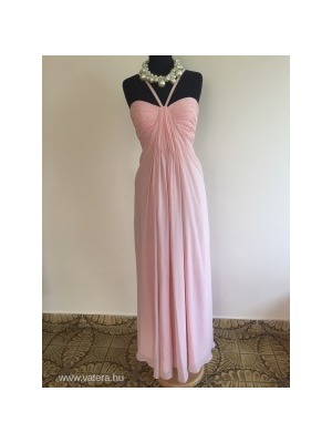 Clarisse minőségi különleges amerikai halvány rózsaszín maxi női ruha / estélyi / alkalmi ruha 38 << lejárt 959523
