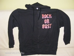 AC-DC - Rock Or Bust - Rock / Metal - kapucnis, cipzáros pulóver, zsebes - Új! << lejárt 5744289 36 fotója