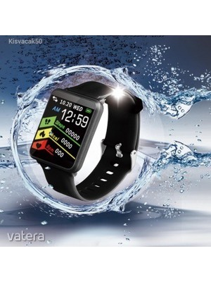 1x Intelligens óra sport színes képernyő Vérnyomás szívritmus vízálló okostelefon Apple / Android << lejárt 313810